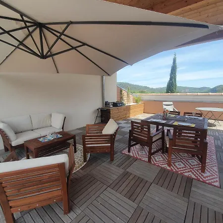 Appartement Terrasse 130m² Panoramique, Piscine&parking